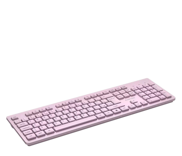 CANYON Klawiatura HKB-W01 UK/US AAA Bezprzewodowa Różowa - 1348461 - zdjęcie 5
